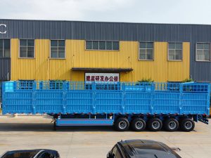254e75940fe0fcc5fe57c9966bc0284 5Axle Fence Cargo Semi Trailer